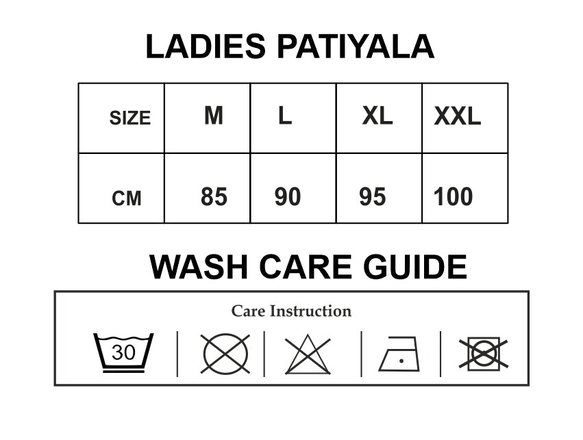Ladies Patiyala - 1 pcs pack