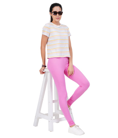 Women's stretch cotton leggings for office and casual outfits