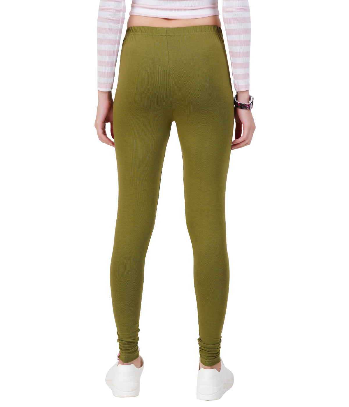 Women's Mira leggings made from soft stretch cotton fabric