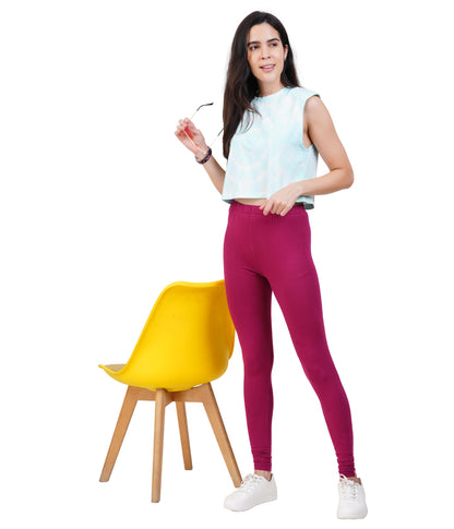 Soft-touch ladies cotton leggings by Spictex
