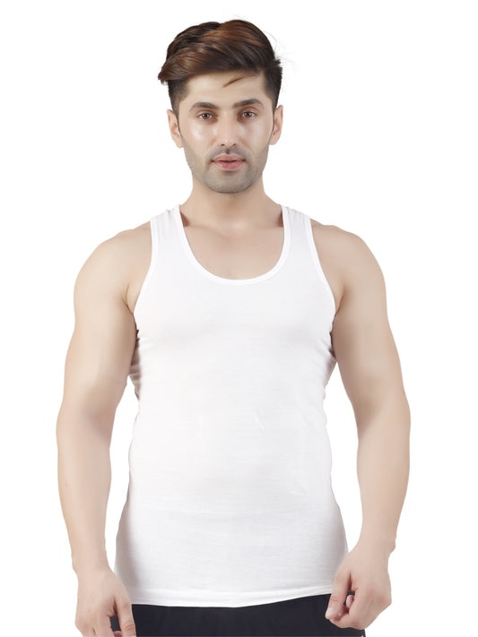 Mens Vests RN - White - 1 PCS Pack