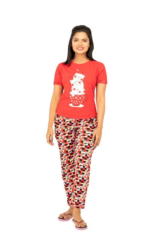 Ladies Nightwear - Lofty ( TOP & PANT)