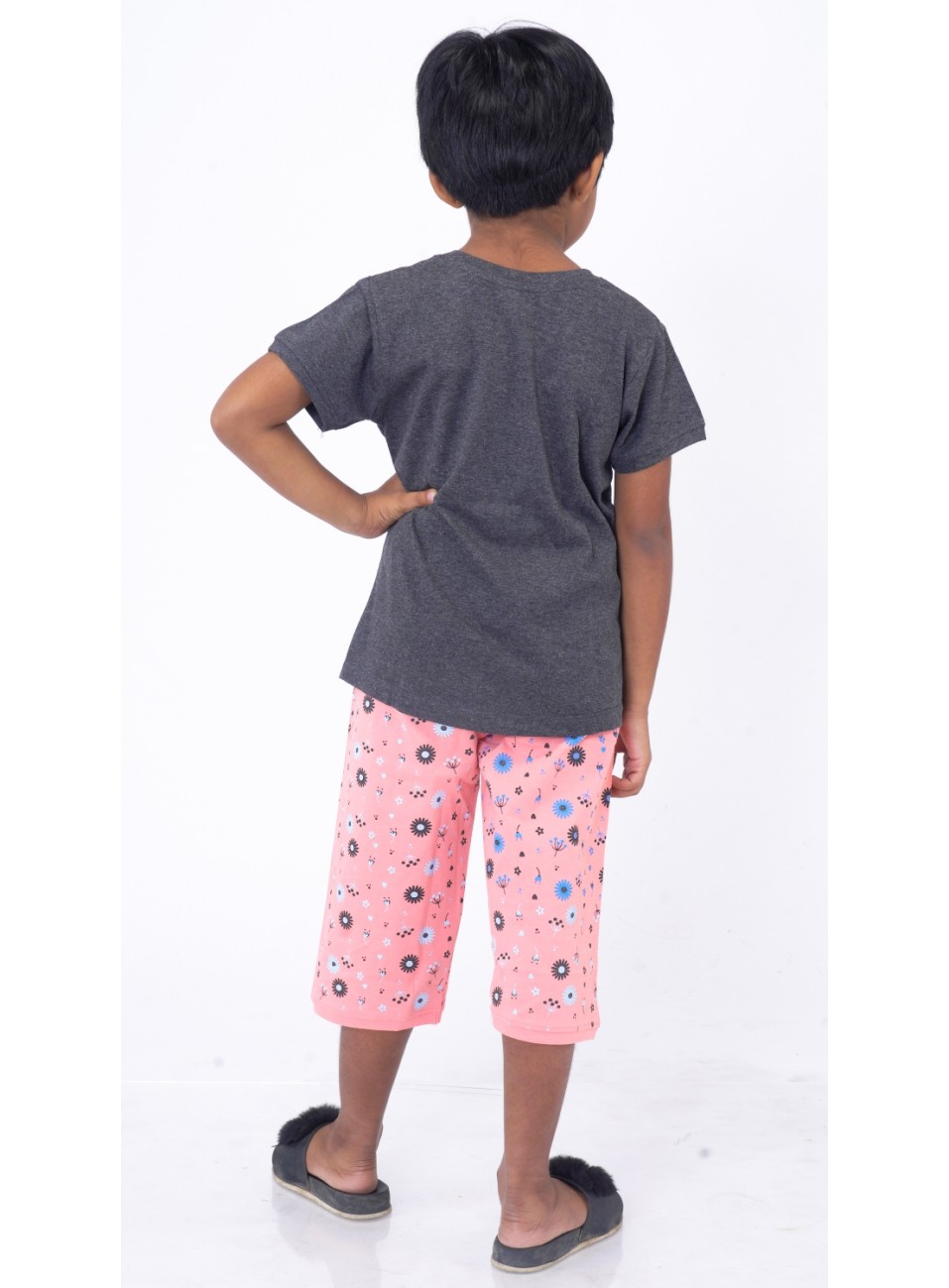 Girls Night Wear-OLIVIA ( Top & Capri) (SPGNW-04) 1 Pcs Pack