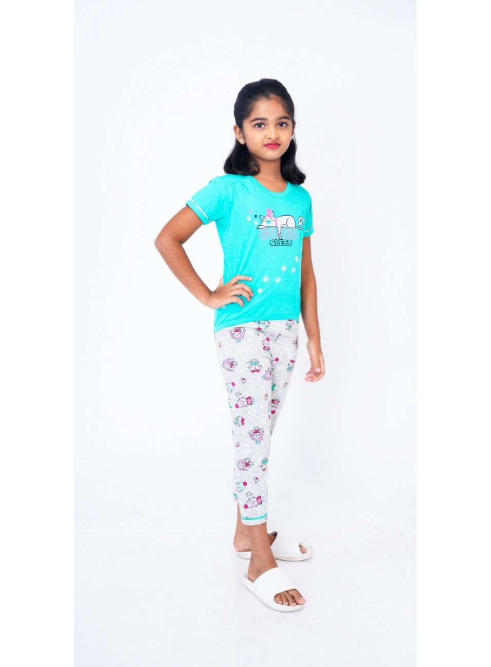 Girls Night Wear-RIYA ( Top & Pant)  ( SPGNW-05 ) 1 Pcs Pack