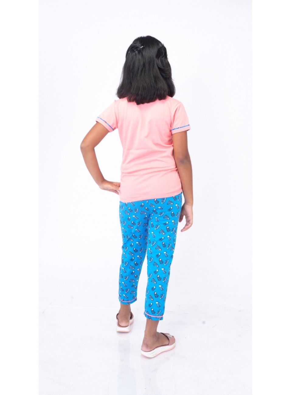 Girls Night Wear-RIYA ( Top & Pant)  ( SPGNW-05 ) 1 Pcs Pack