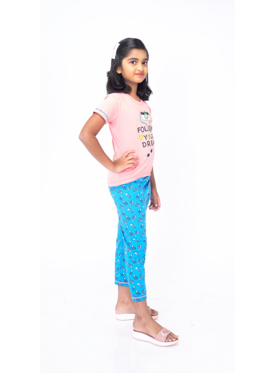 Girls Night Wear-RIYA ( Top & Pant)  ( SPGNW-05 ) 1 Pcs Pack