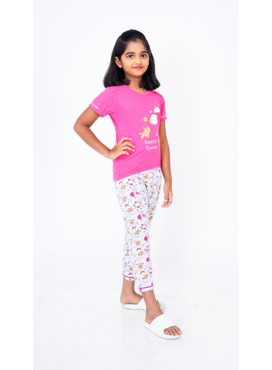 Girls Night Wear-RIYA ( Top & Pant)  ( SPGNW-05 ) 1 Pcs Pack