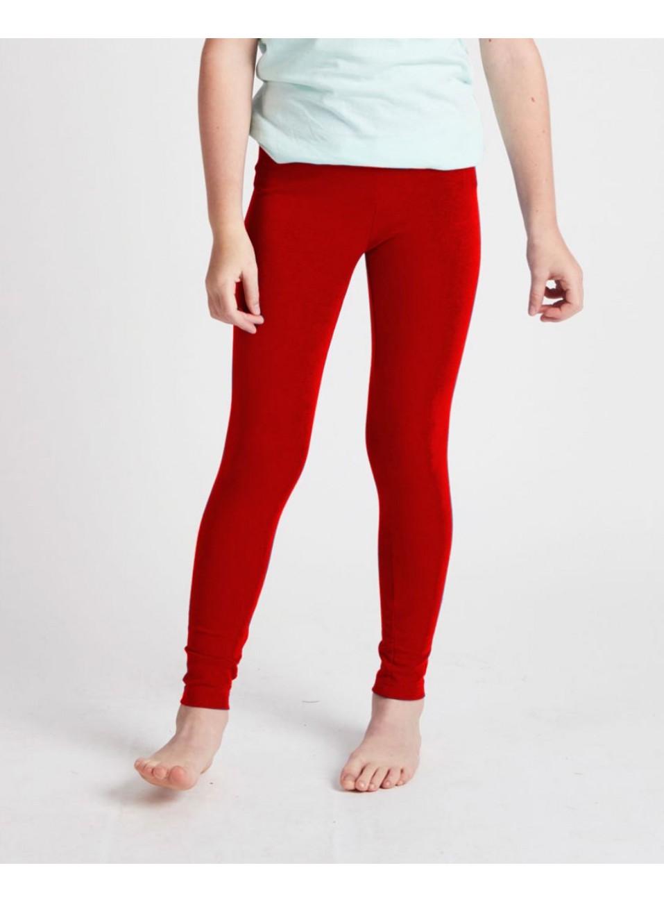 Kids Red/White/Blue Stripe Side Leggings | Cheryl Kids