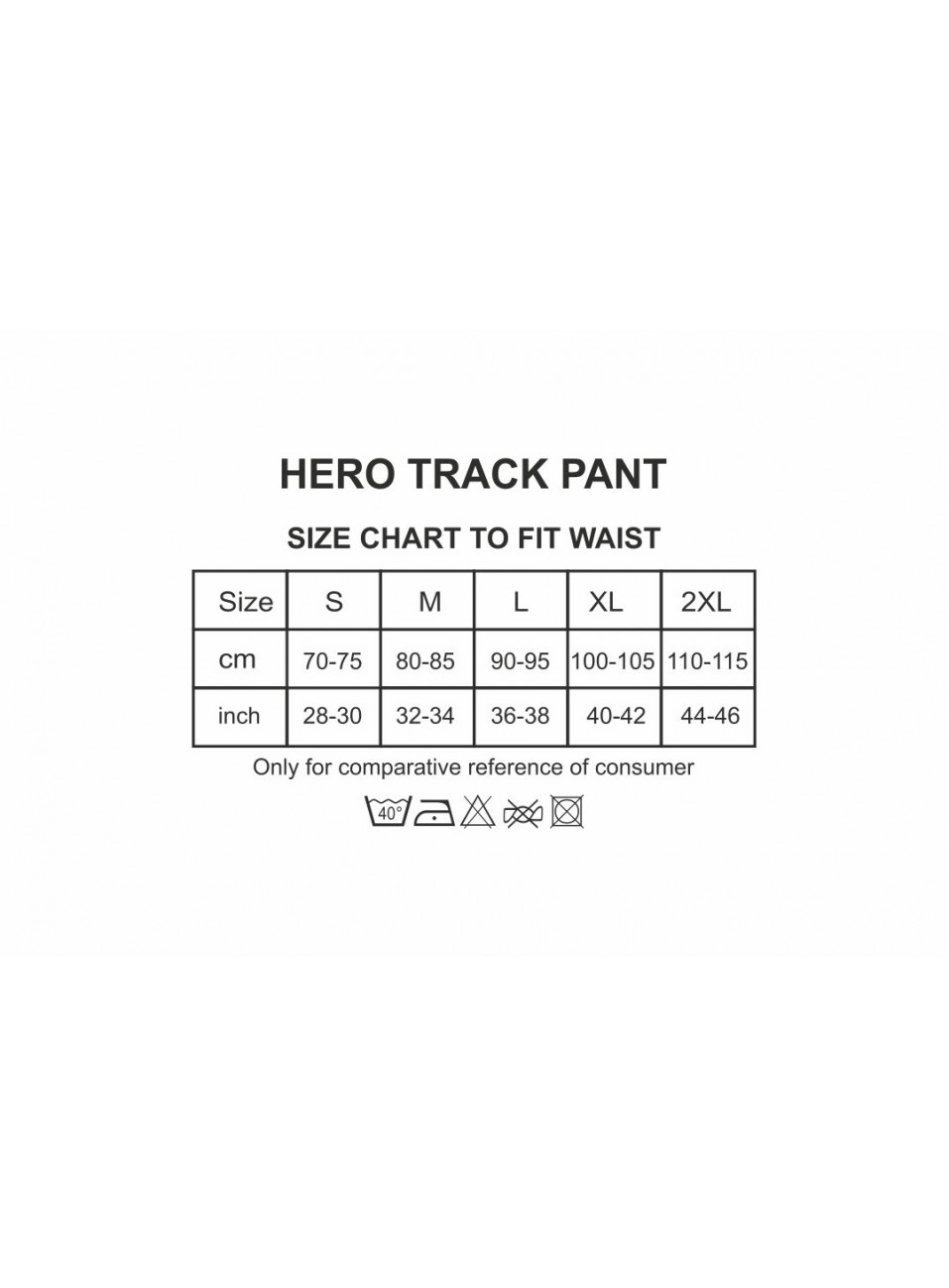 MENS HERO TRACK PANT  (Z) - SPMOW - 08  (1 PCS PACK)