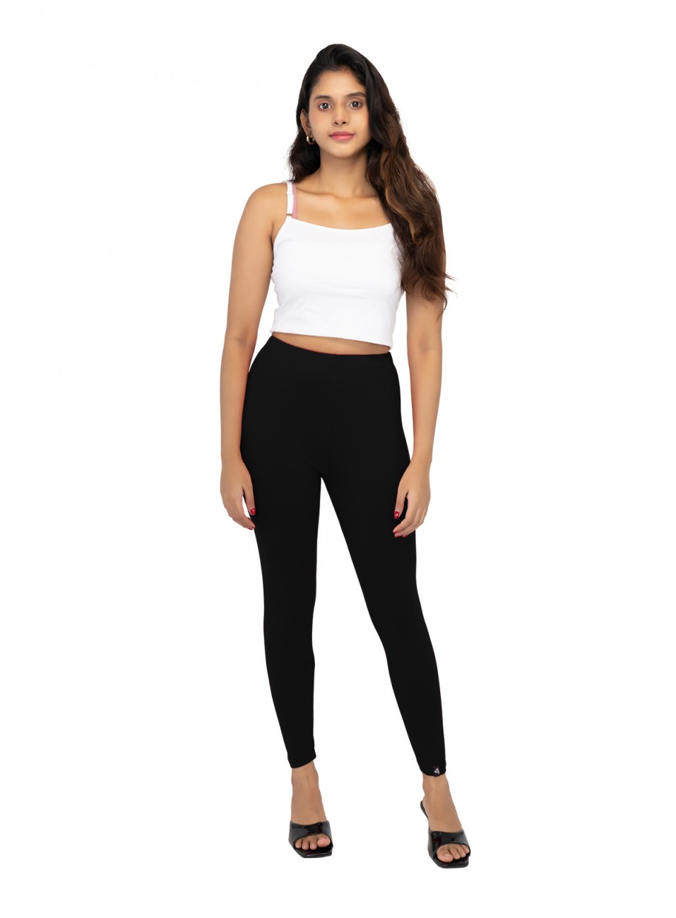 Ladies Mira Ankle Leggings - Black (1 Pcs Pack)