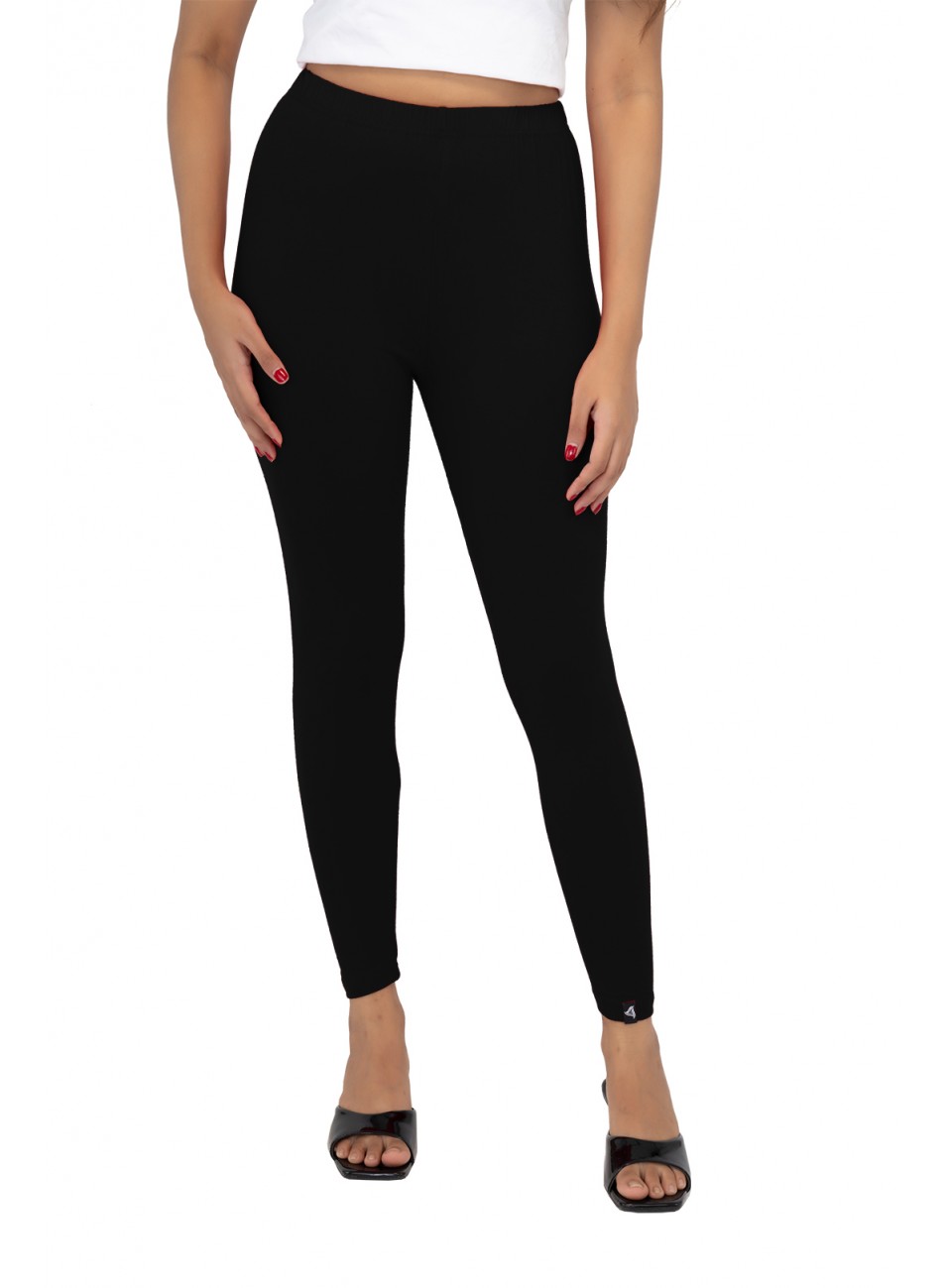 Ladies Mira Ankle Leggings - Black (1 Pcs Pack)