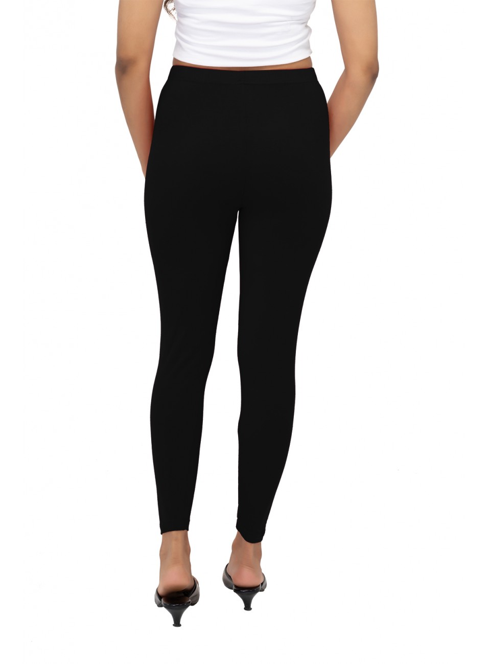 Ladies Mira Ankle Leggings - Black (1 Pcs Pack)