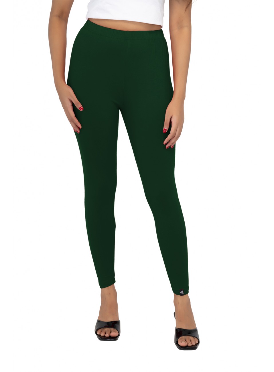 Ladies Mira Ankle Leggings - Bottle Green (1 Pcs Pack)