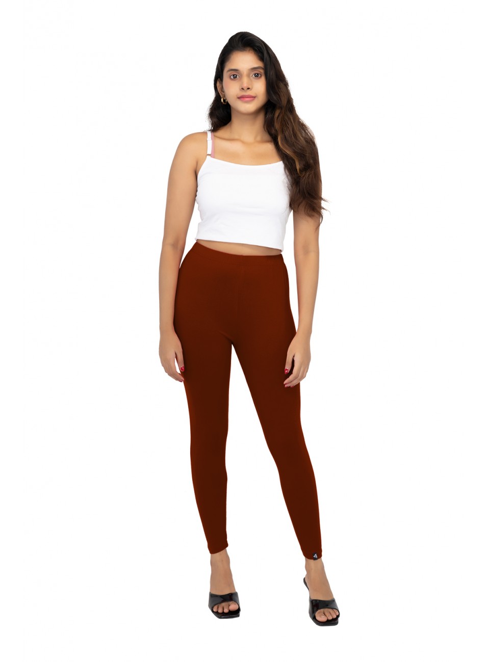 Ladies Mira Ankle Leggings - Burgundy (1 Pcs Pack)