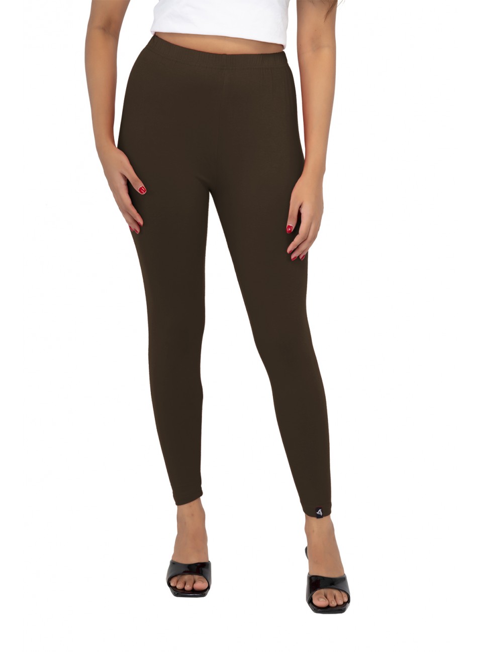 Ladies Mira Ankle Leggings - Coffee Brown (1 Pcs Pack)