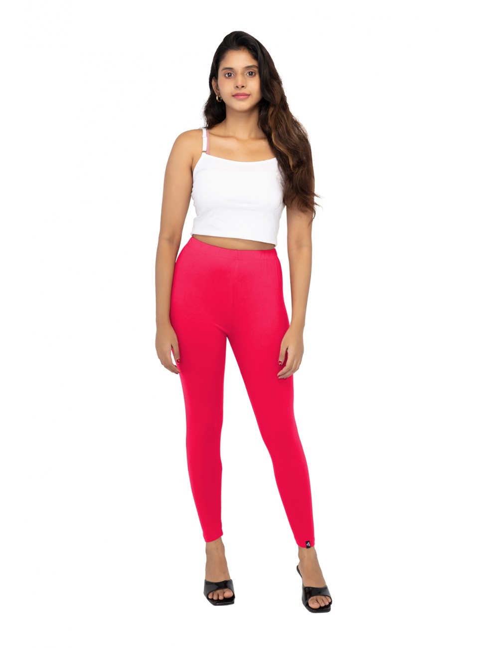 Ladies Mira Ankle Leggings - Coral (1 Pcs Pack)