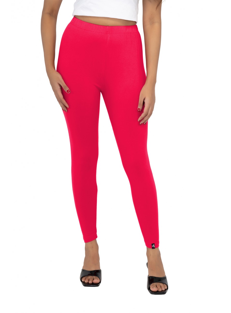 Ladies Mira Ankle Leggings - Coral (1 Pcs Pack)