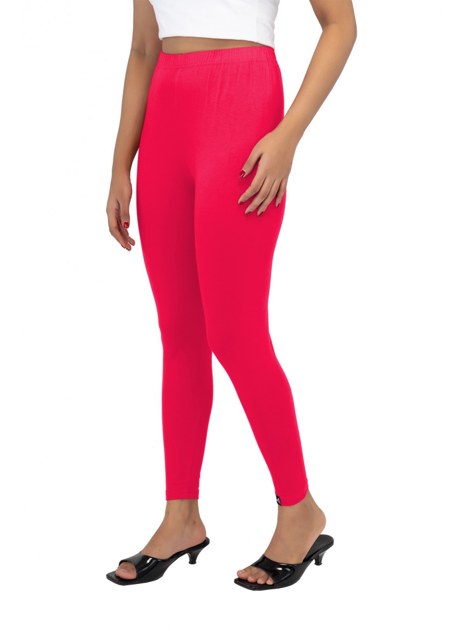 Ladies Mira Ankle Leggings - Coral (1 Pcs Pack)