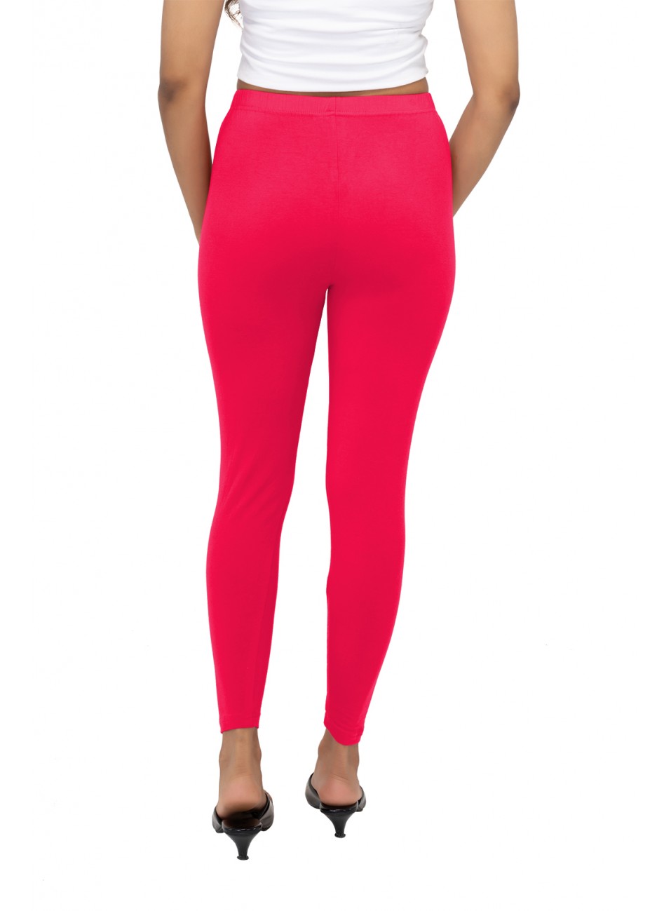 Ladies Mira Ankle Leggings - Coral (1 Pcs Pack)