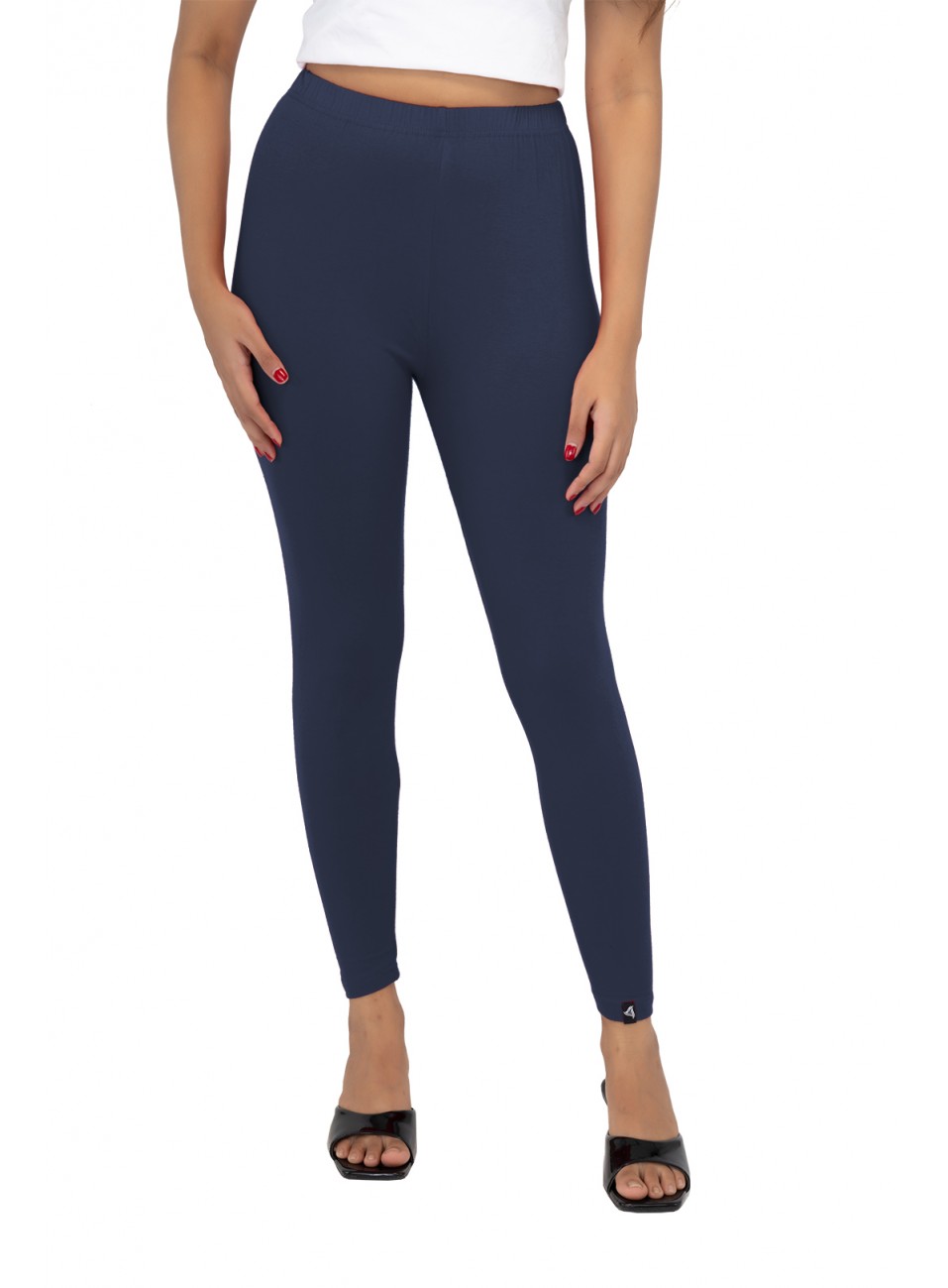 Ladies Mira Ankle Leggings - Indigo (1 Pcs Pack)