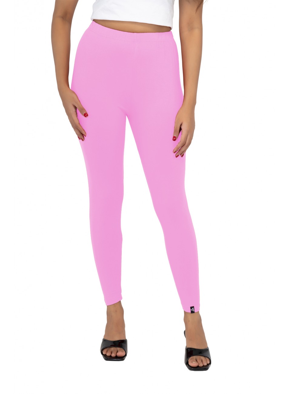 Ladies Mira Ankle Leggings - Light Pink (1 Pcs Pack)