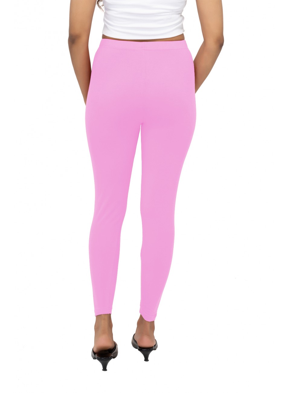 Ladies Mira Ankle Leggings - Light Pink (1 Pcs Pack)