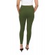 Ladies Mira Ankle Leggings - Olive Green (1 Pcs Pack)