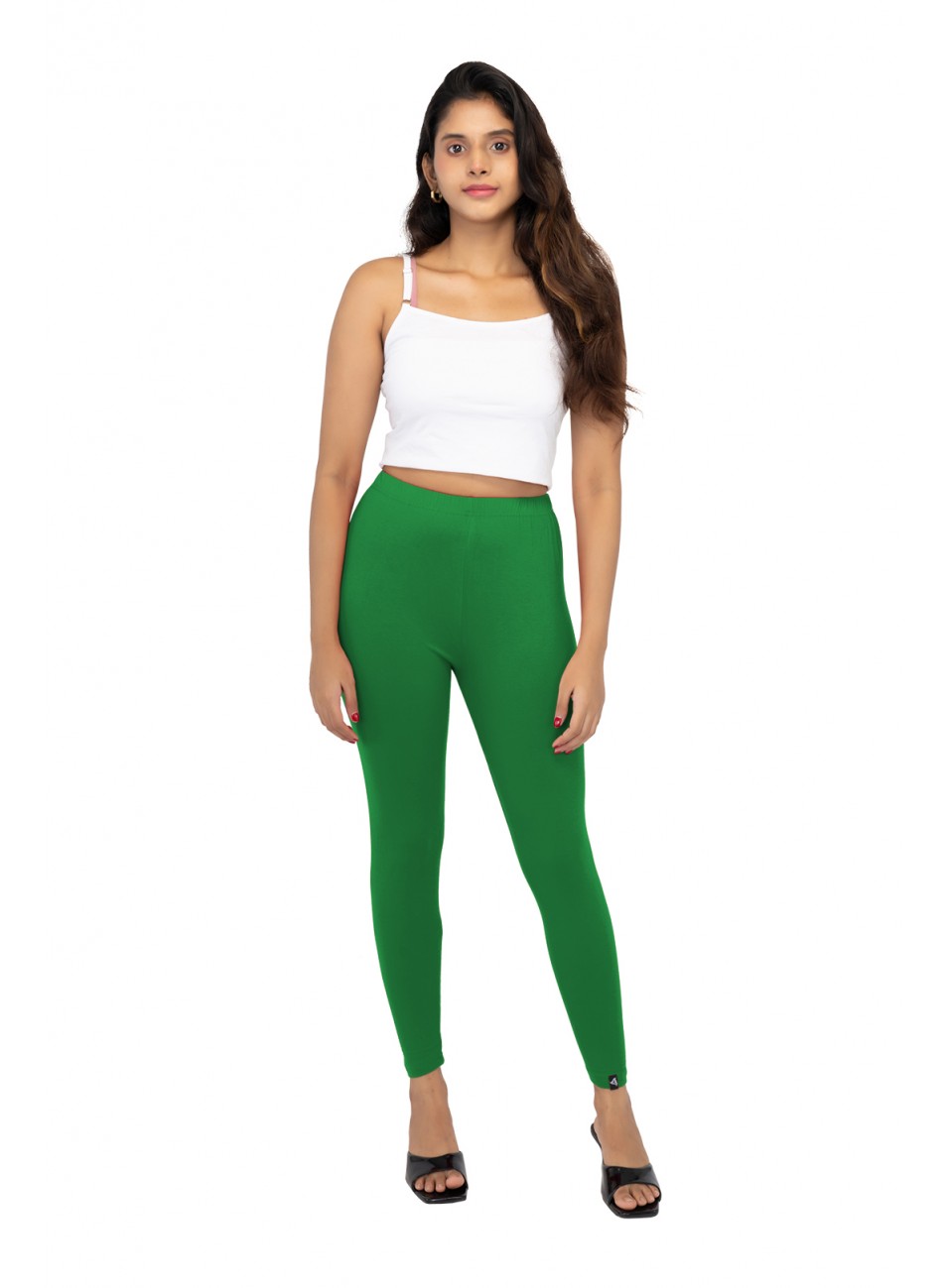 Ladies Mira Ankle Leggings - Pak.Green (1 Pcs Pack)