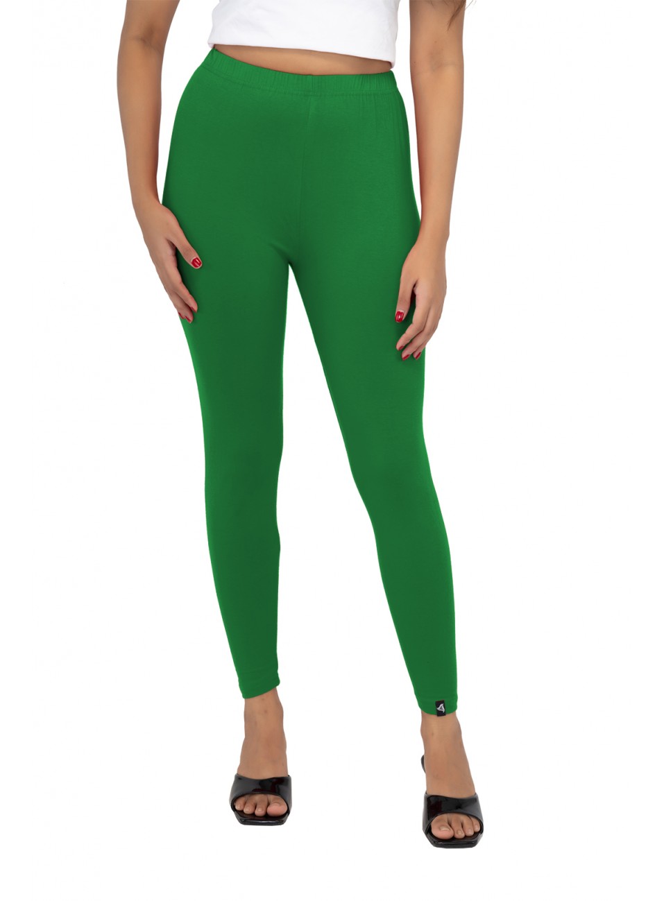 Ladies Mira Ankle Leggings - Pak.Green (1 Pcs Pack)