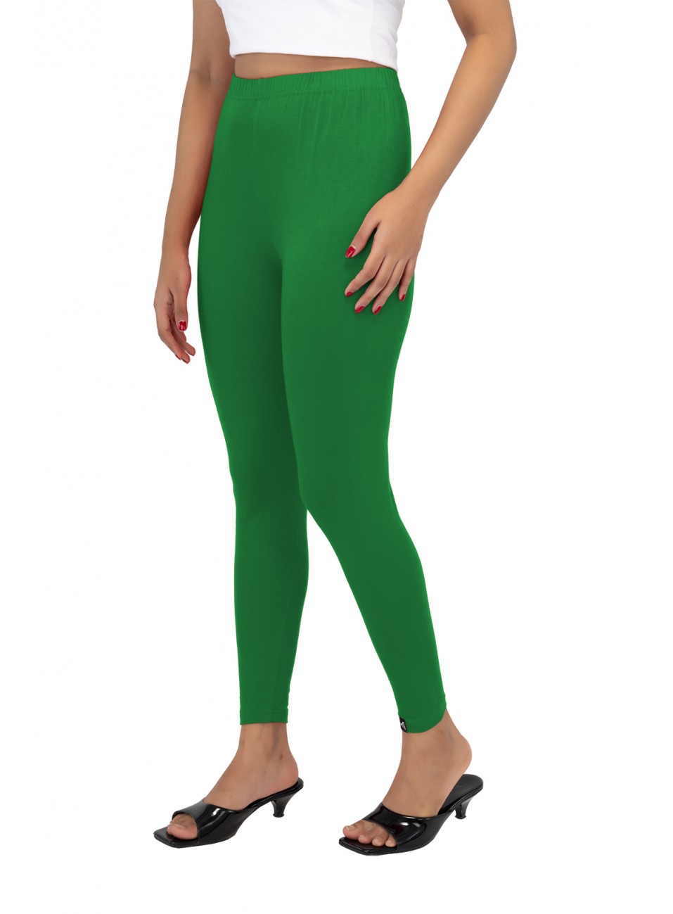 Ladies Mira Ankle Leggings - Pak.Green (1 Pcs Pack)