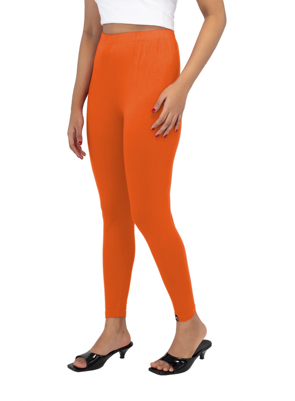 Ladies Mira Ankle Leggings - Pappaya (1 Pcs Pack)