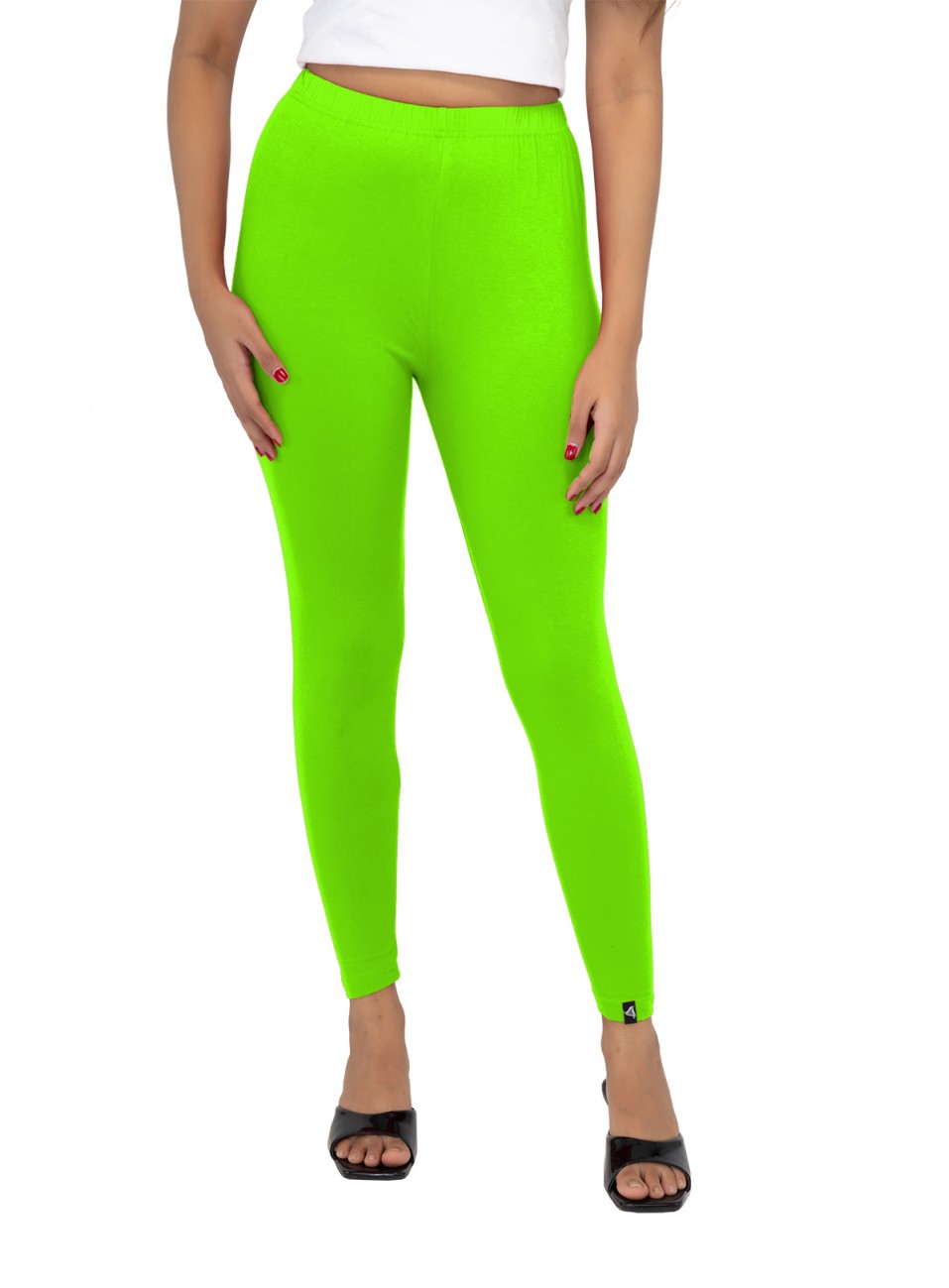 Ladies Mira Ankle Leggings - Parrot Green (1 Pcs Pack)