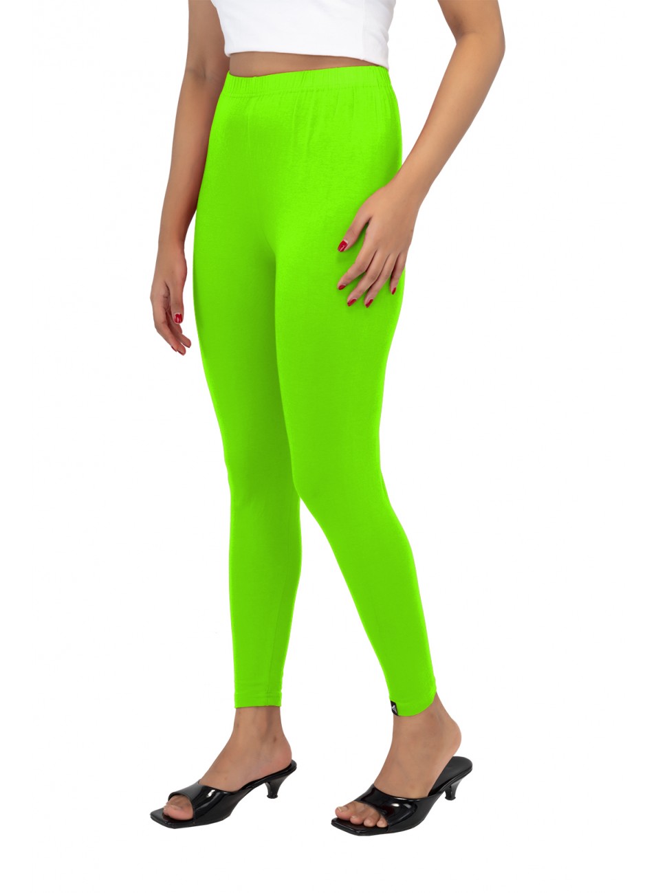 Ladies Mira Ankle Leggings - Parrot Green (1 Pcs Pack)