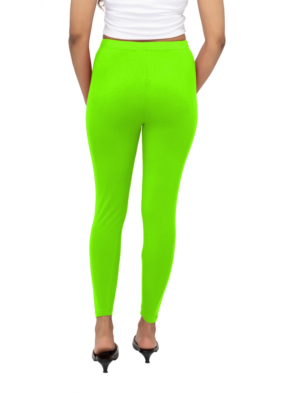 Ladies Mira Ankle Leggings - Parrot Green (1 Pcs Pack)