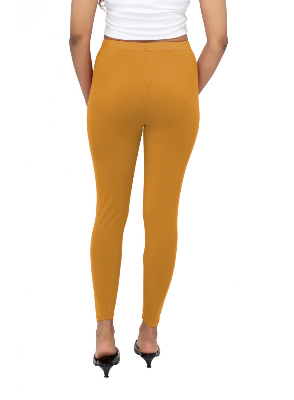 Ladies Mira Ankle Leggings - Rust Brown (1 Pcs Pack)