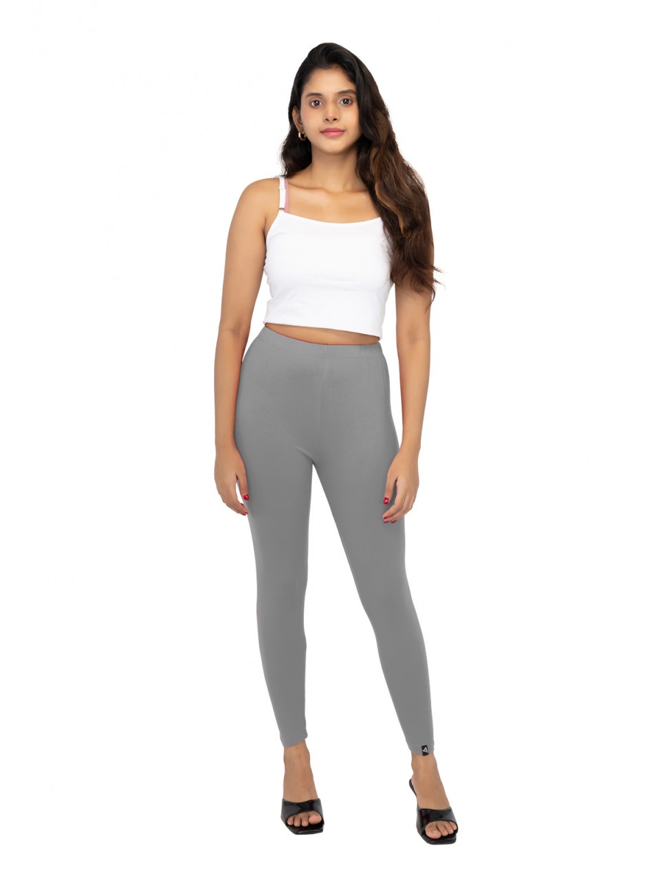 Ladies Mira Ankle Leggings - Steel Grey (1 Pcs Pack)