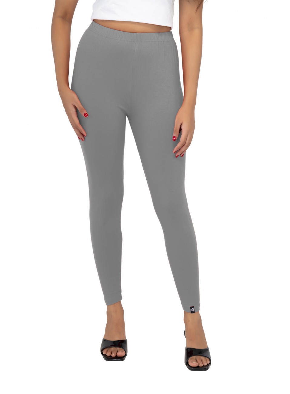 Ladies Mira Ankle Leggings - Steel Grey (1 Pcs Pack)