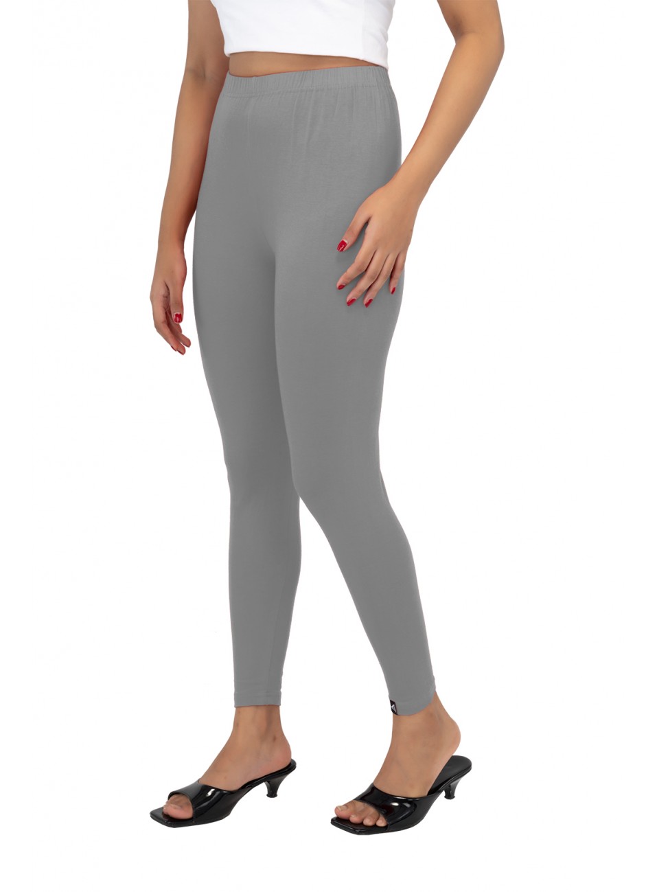 Ladies Mira Ankle Leggings - Steel Grey (1 Pcs Pack)