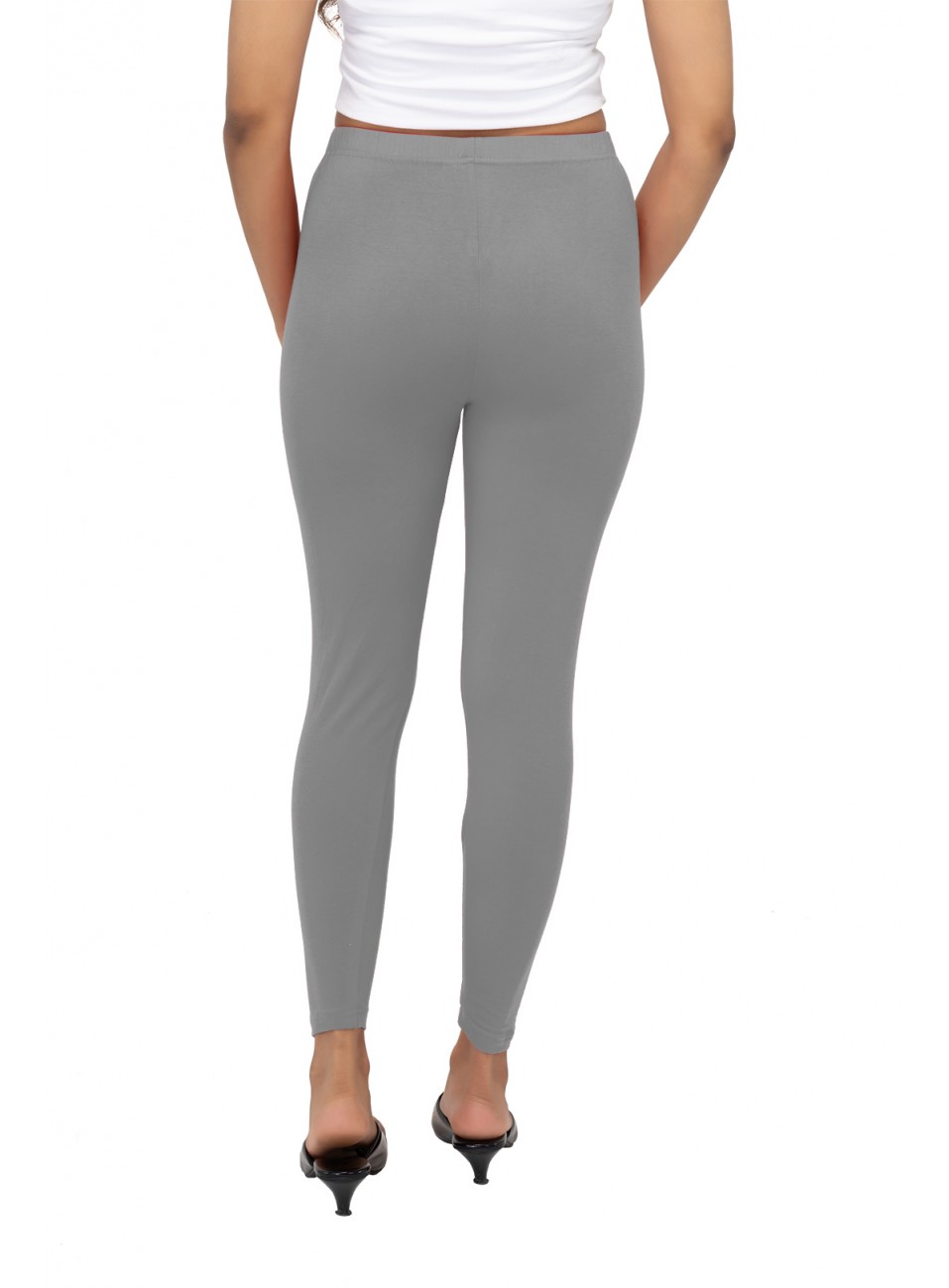 Ladies Mira Ankle Leggings - Steel Grey (1 Pcs Pack)