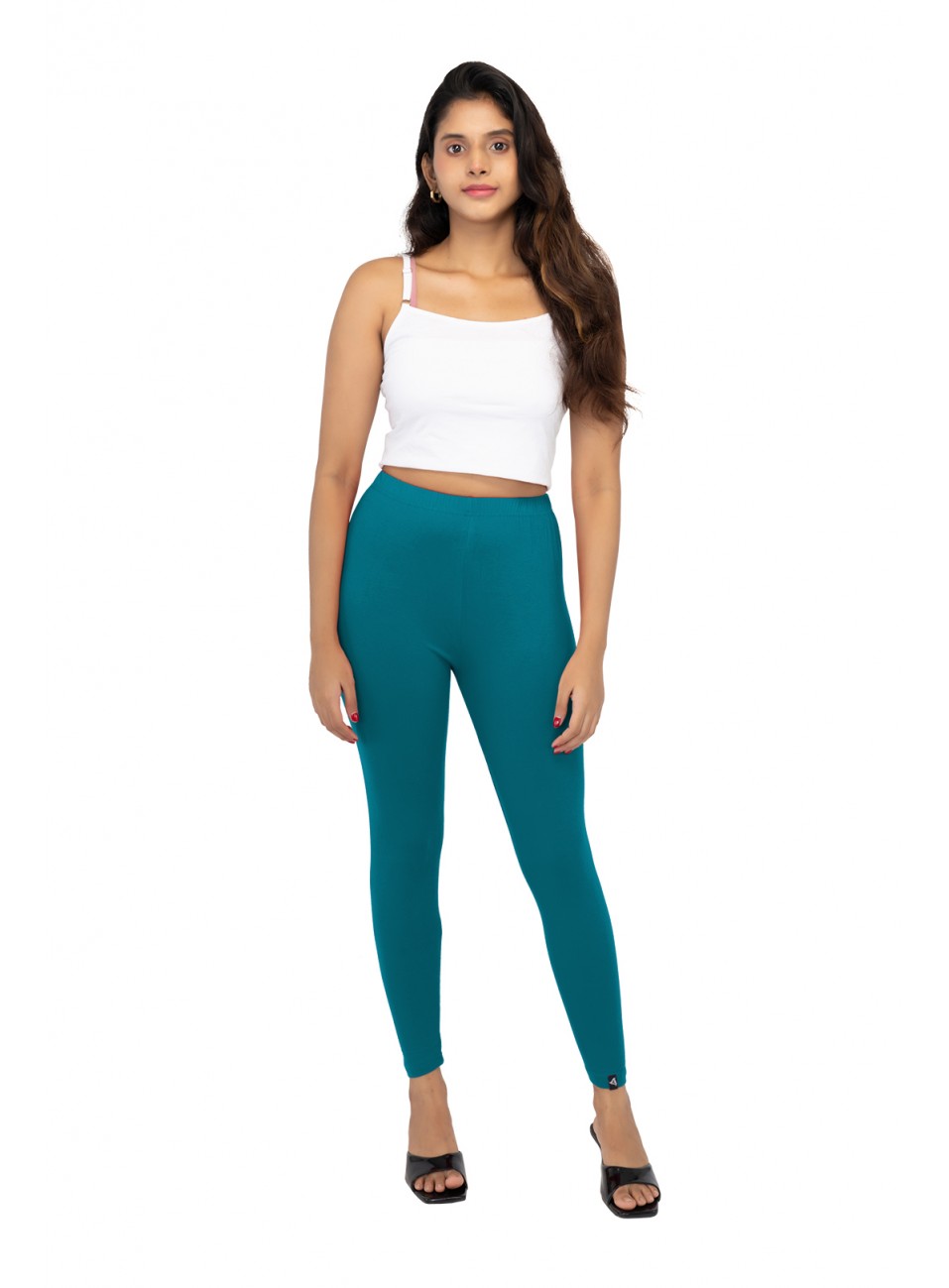 Ladies Mira Ankle Leggings - T.Blue (1 Pcs Pack)