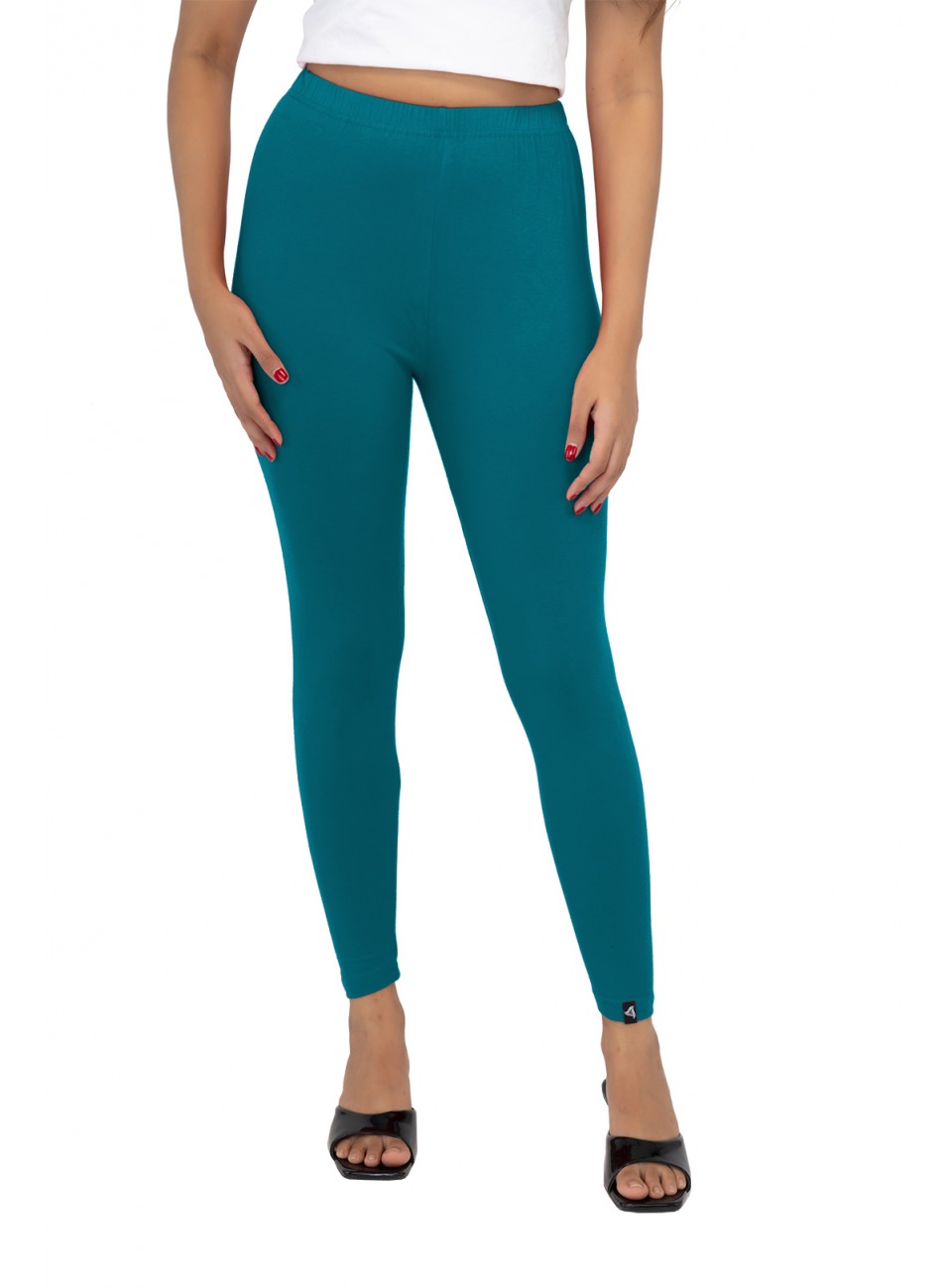 Ladies Mira Ankle Leggings - T.Blue (1 Pcs Pack)