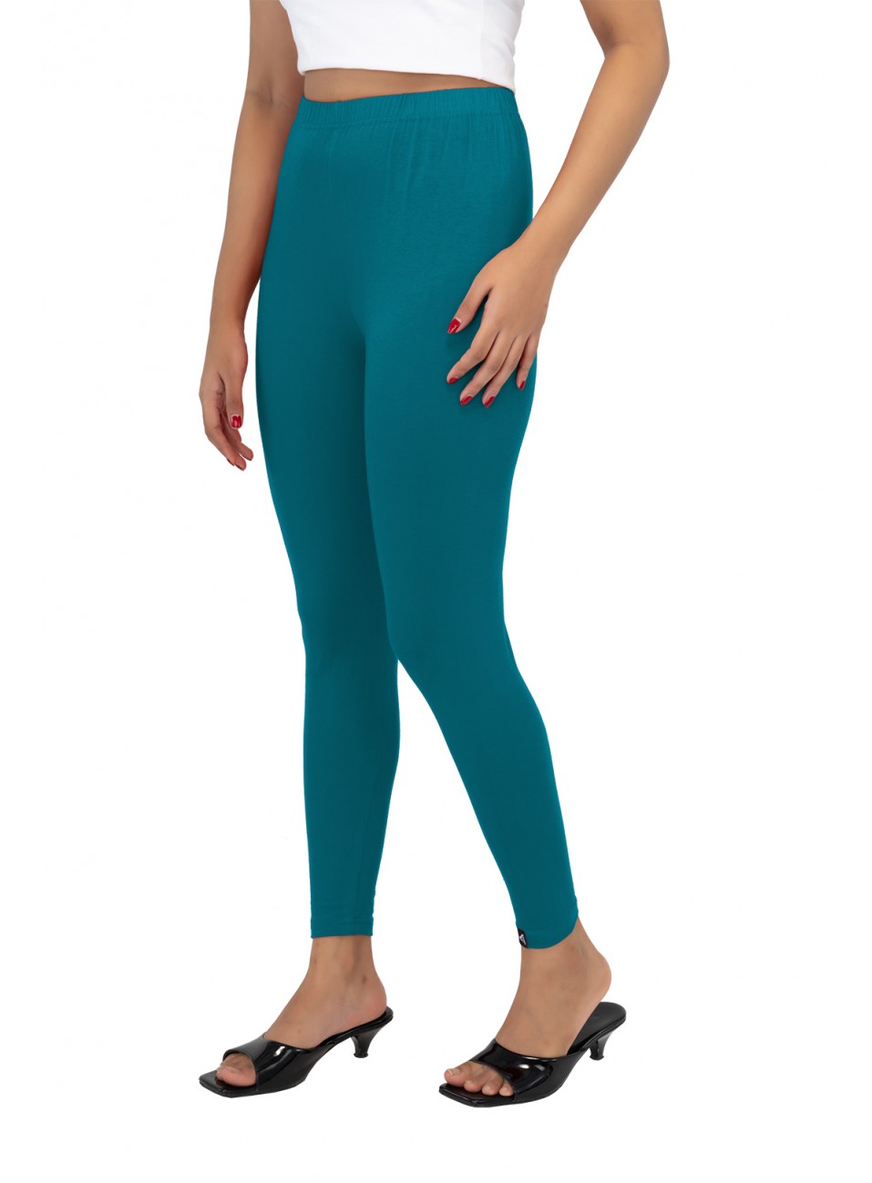 Ladies Mira Ankle Leggings - T.Blue (1 Pcs Pack)