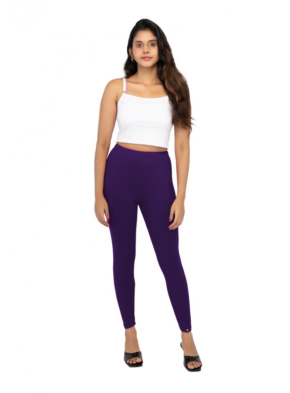 Ladies Mira Ankle Leggings - Violet (1 Pcs Pack)