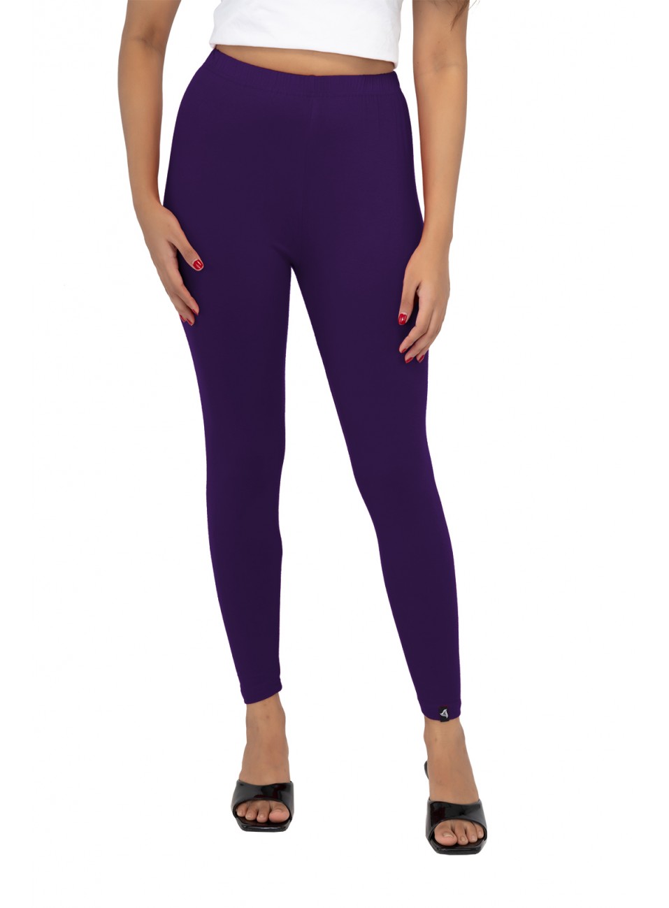 Ladies Mira Ankle Leggings - Violet (1 Pcs Pack)