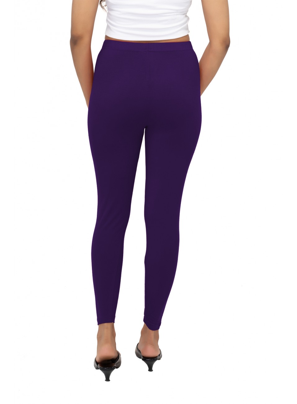 Ladies Mira Ankle Leggings - Violet (1 Pcs Pack)