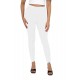 Ladies Mira Ankle Leggings - White (1 Pcs Pack)