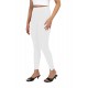 Ladies Mira Ankle Leggings - White (1 Pcs Pack)