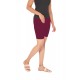 Ladies Flexi Shorts - Maroon - 1 Pcs Pack