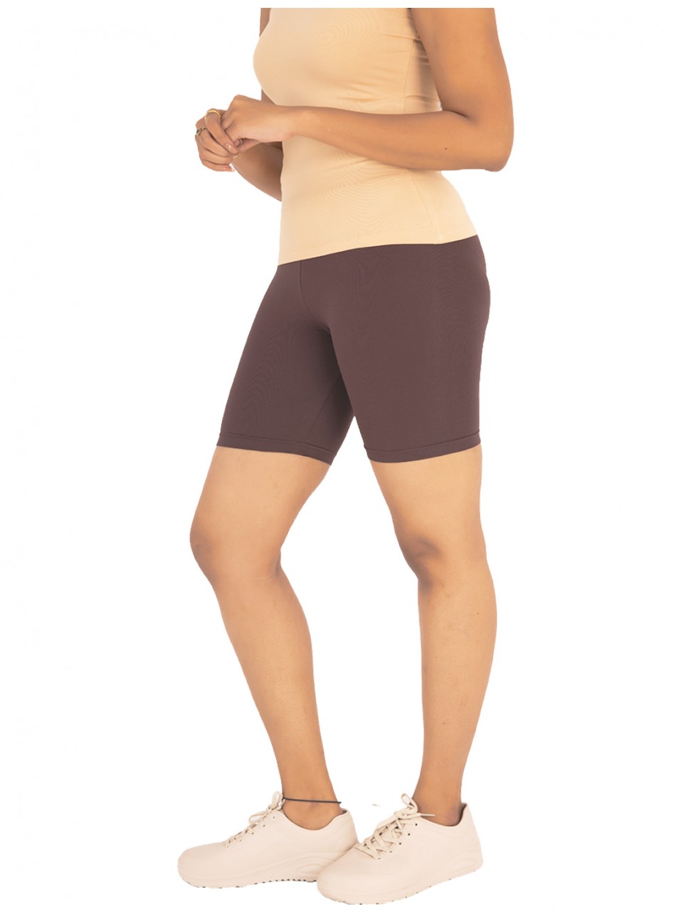 Ladies Flexi Shorts - Coffee Brown - 1 Pcs Pack