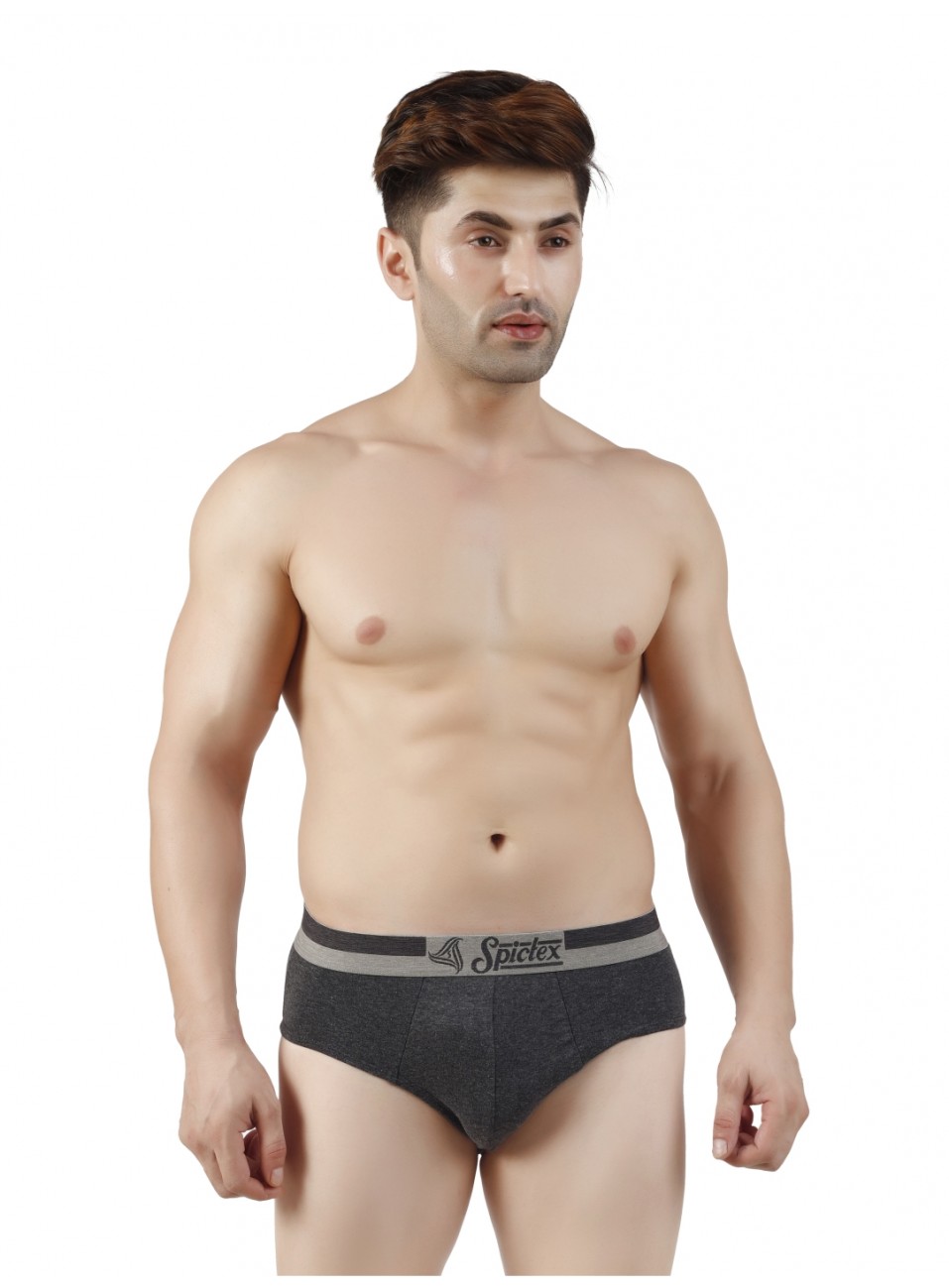 Men's Brief - Charcoal Melange - 1 PCS PACK